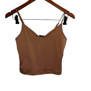 5/20$ Women's creamy pink Brown Cami Top